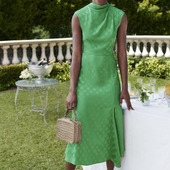 Hobbs of London Emerald Green Dress, size 12 - Picture 2 of 7